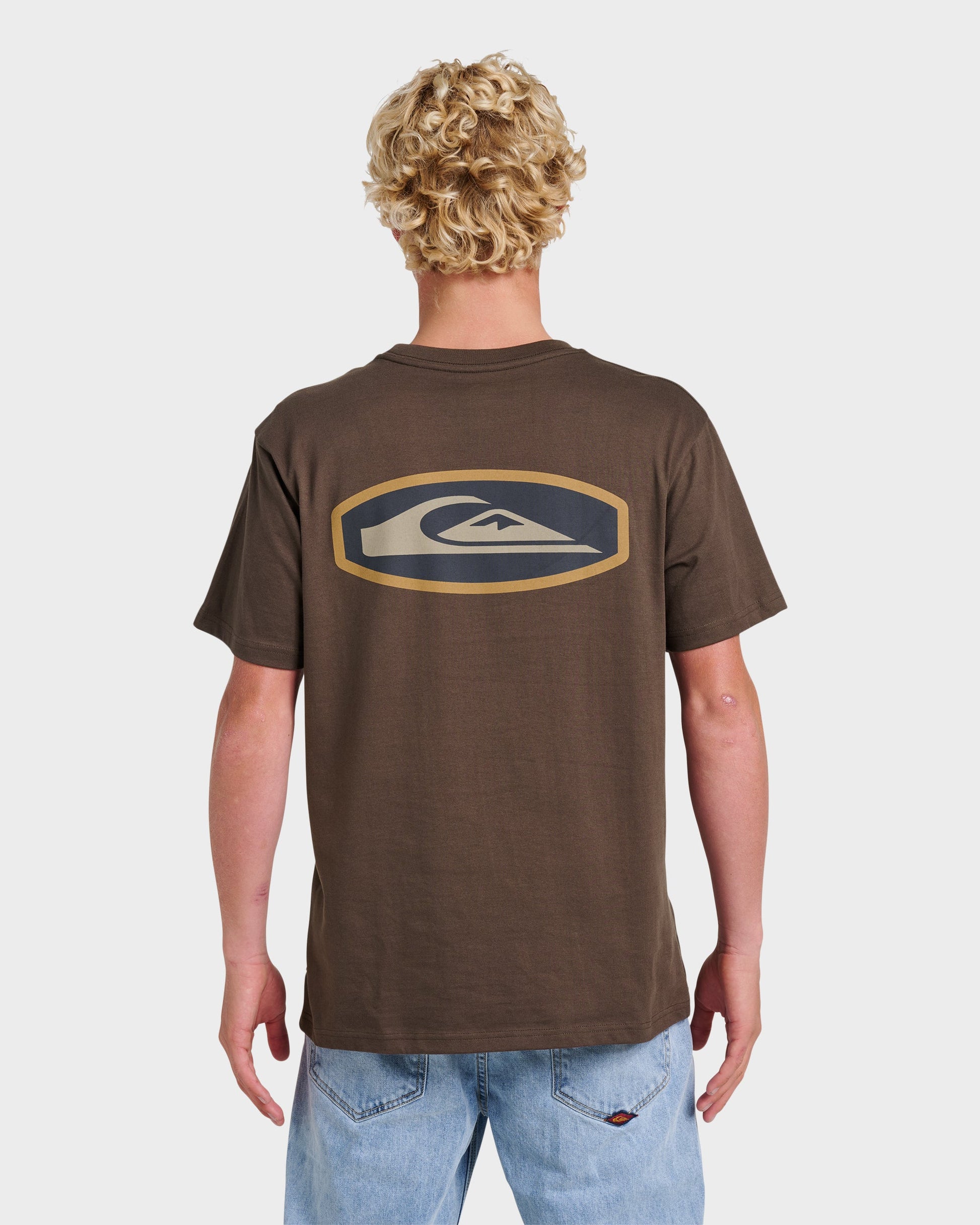 Stadium Emblem Classic T-shirt - Chocolate Brown - Quick Silver