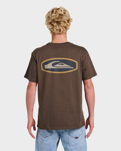 Stadium Emblem Classic T-shirt - Chocolate Brown - Quick Silver