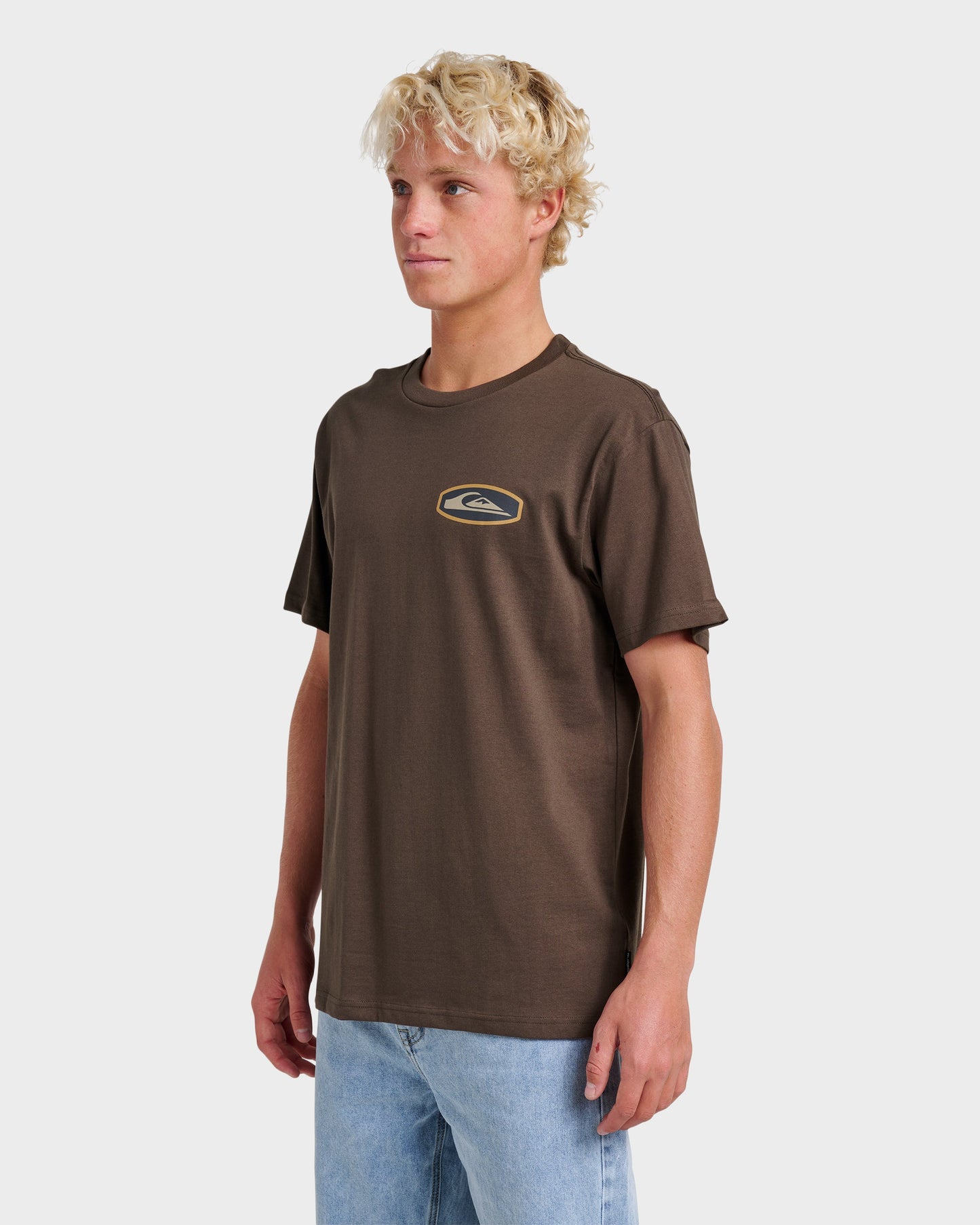 Stadium Emblem Classic T-shirt - Chocolate Brown - Quick Silver