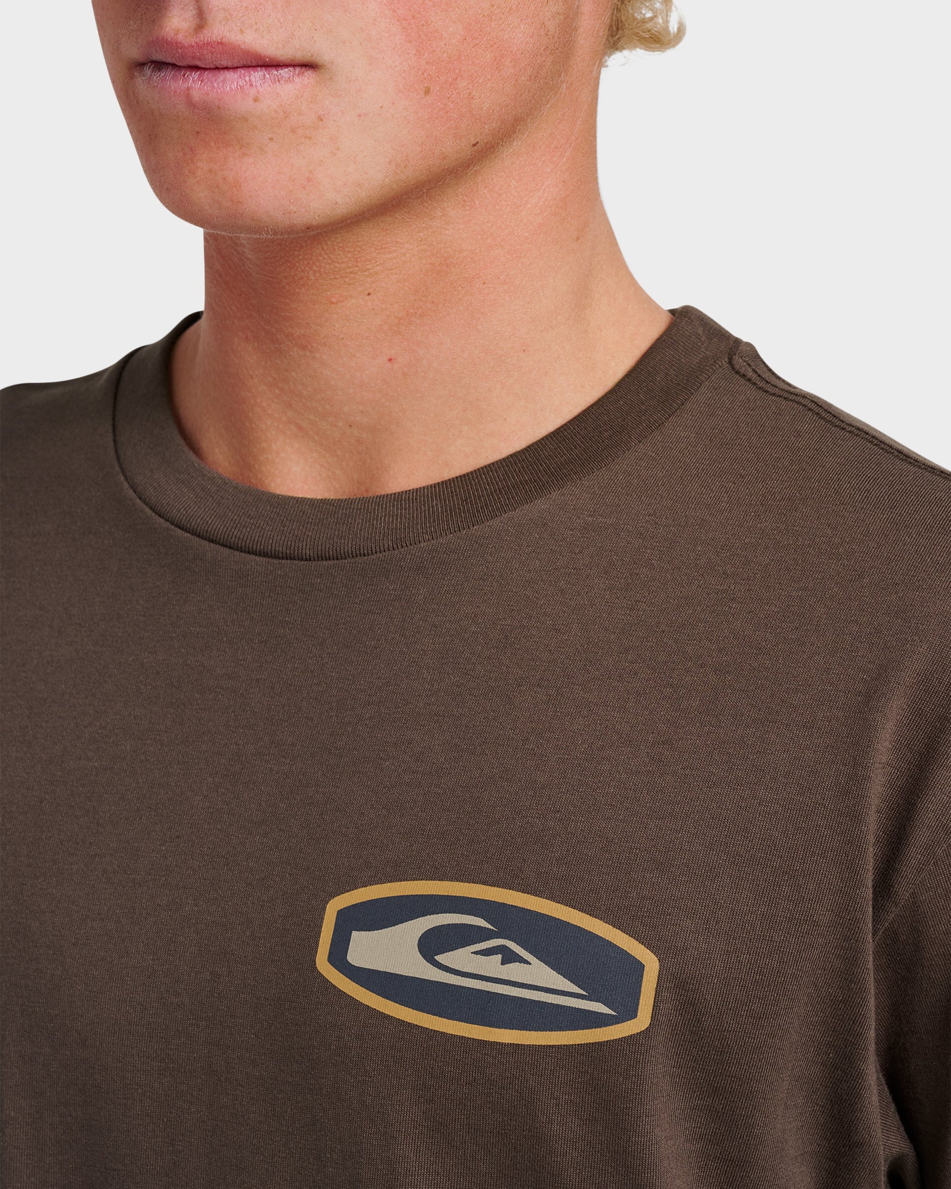 Stadium Emblem Classic T-shirt - Chocolate Brown - Quick Silver