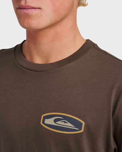 Stadium Emblem Classic T-shirt - Chocolate Brown - Quick Silver