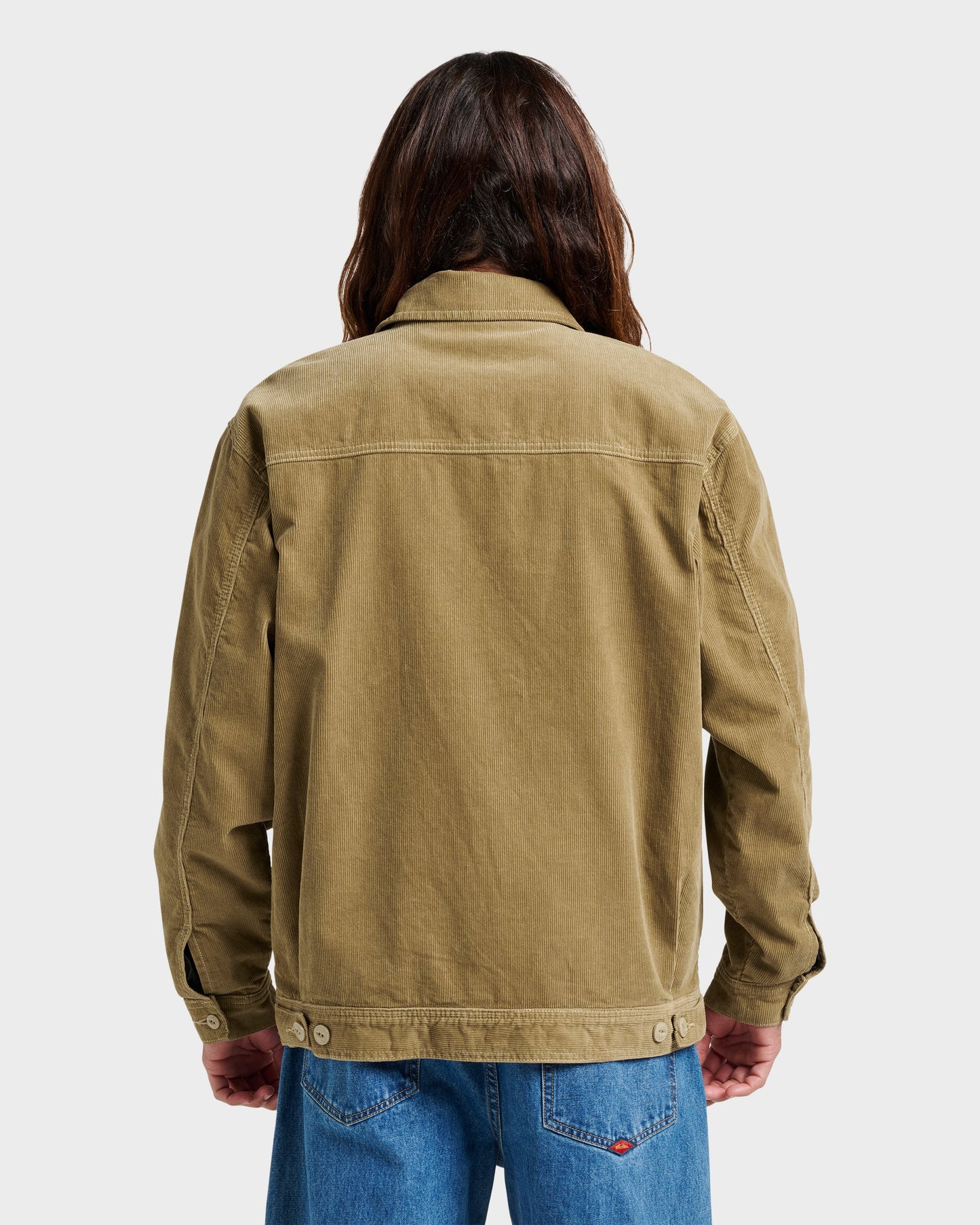 Surf Harrington Cord Jacket - Twill - Quick Silver