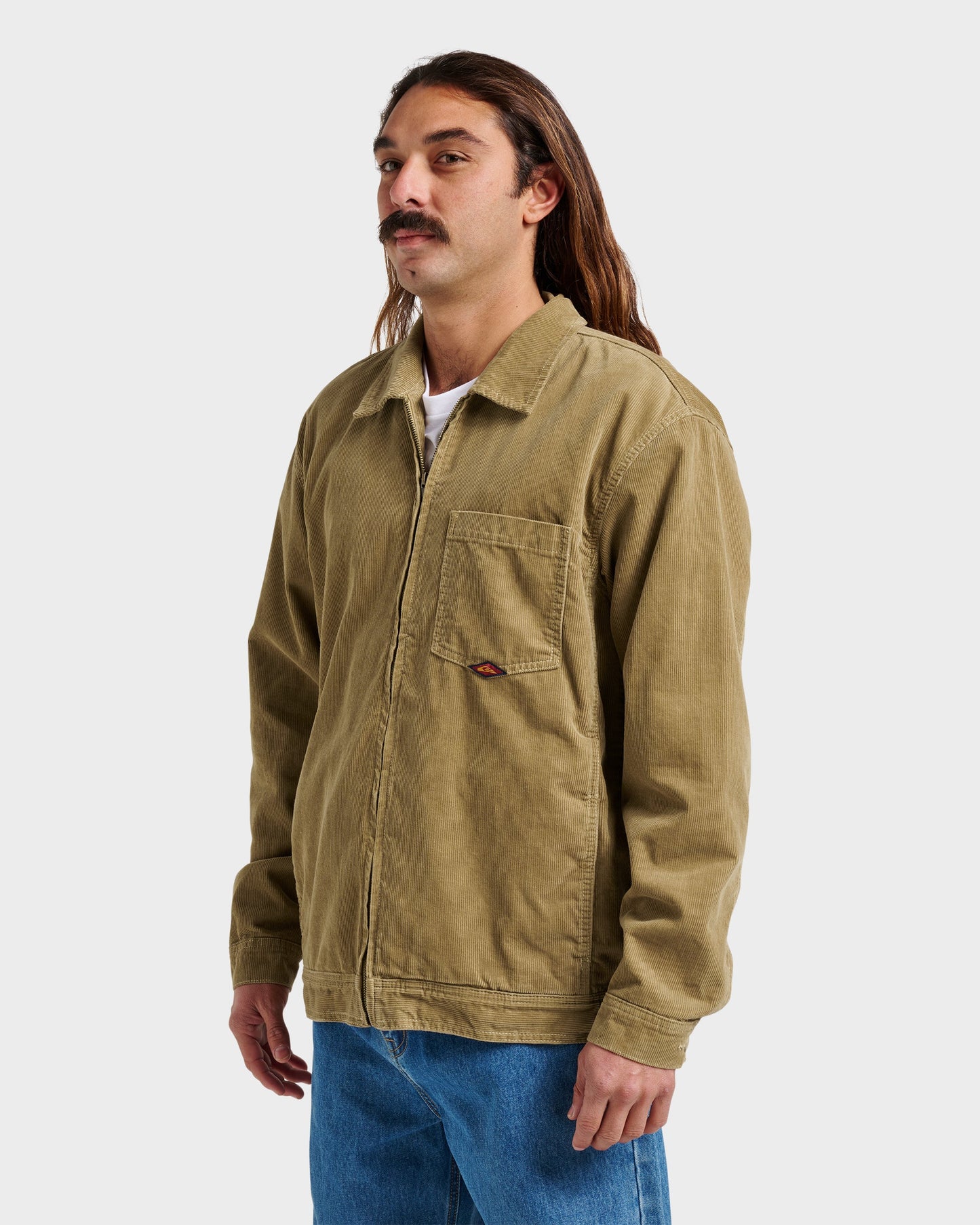Surf Harrington Cord Jacket - Twill - Quick Silver