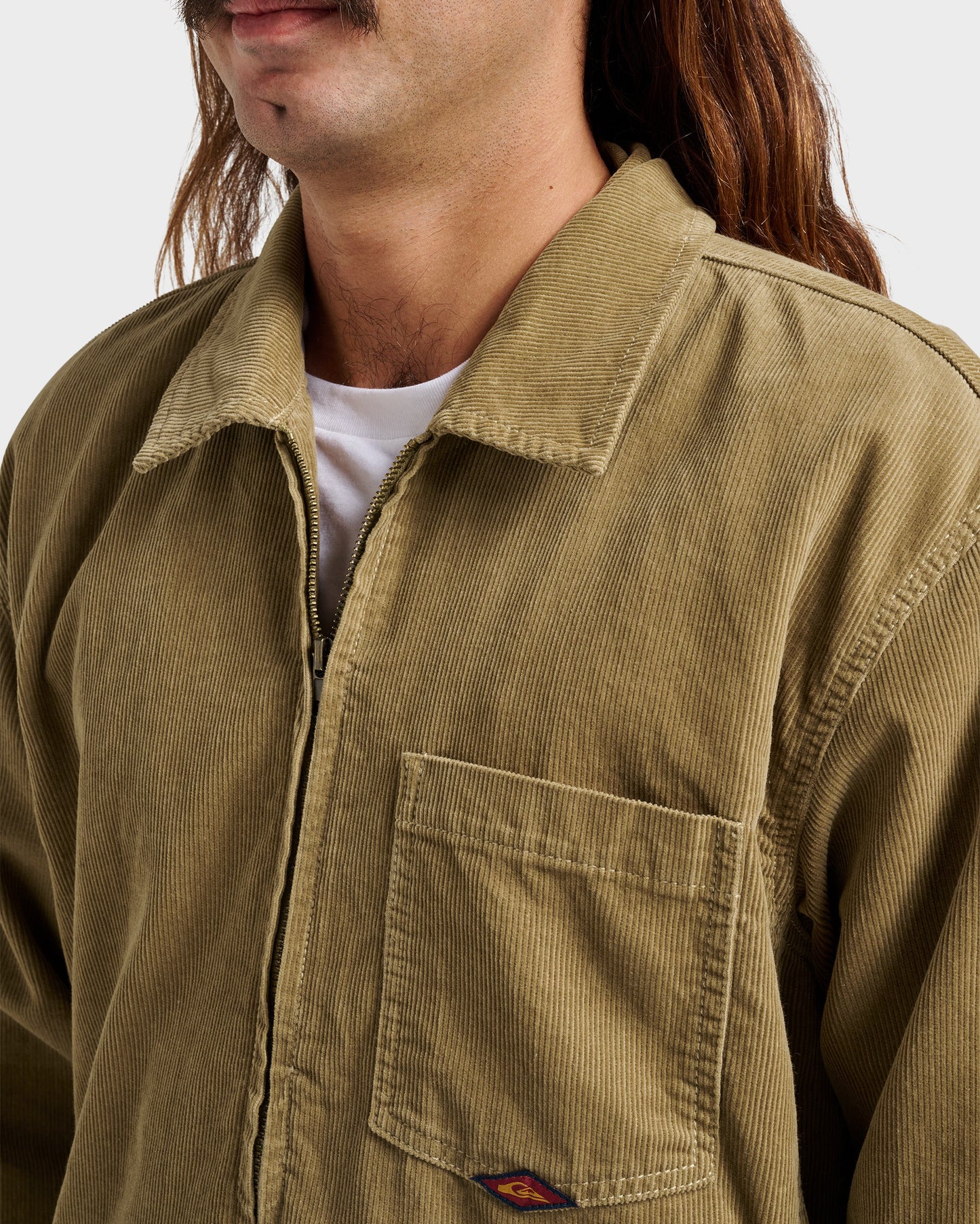 Surf Harrington Cord Jacket - Twill - Quick Silver