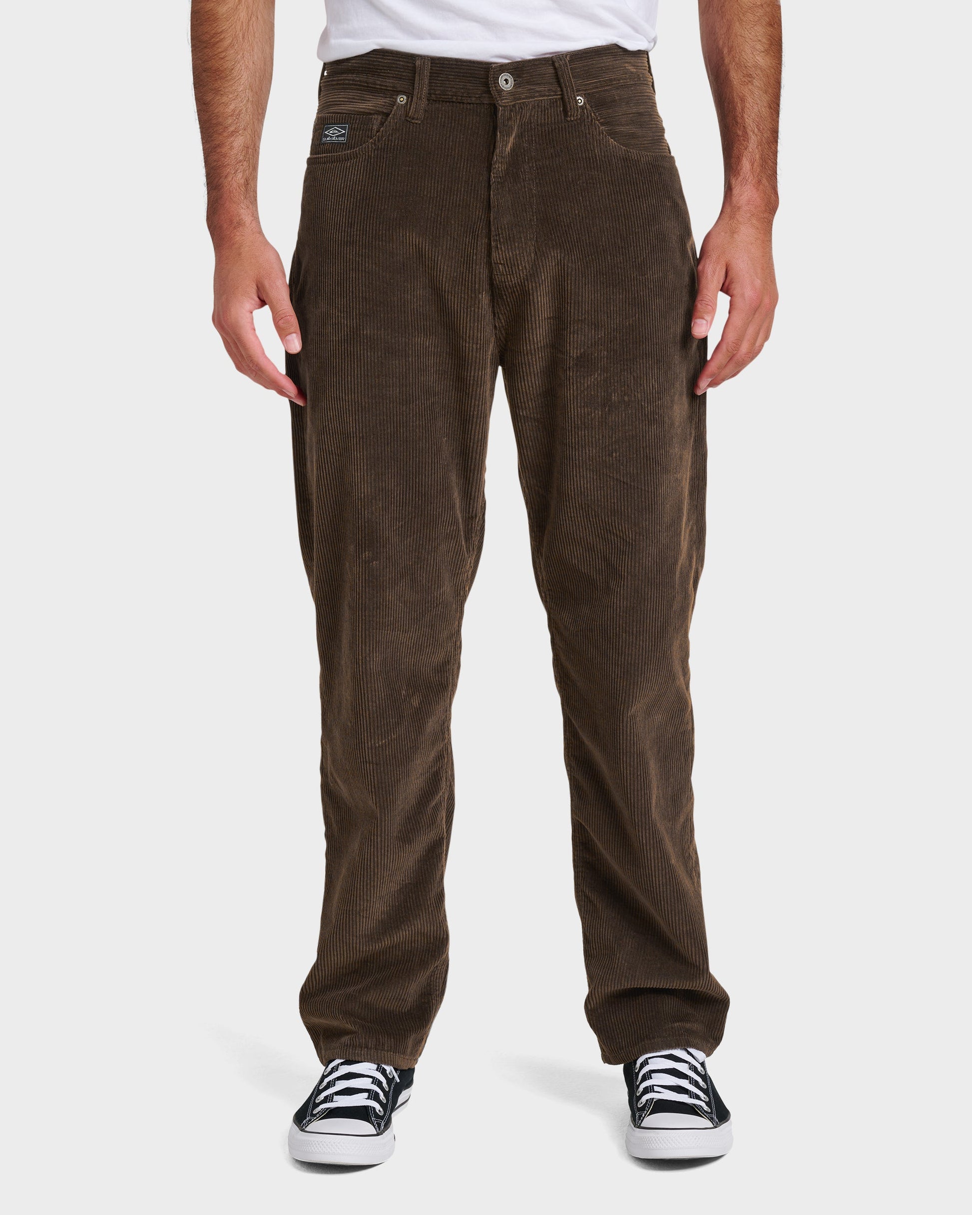 Landers Cord Pants - Chocolate Brown - Quick Silver