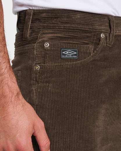 Landers Cord Pants - Chocolate Brown - Quick Silver