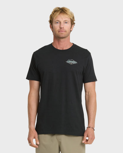 Cali Gold T-Shirt - Black - Quick Silver