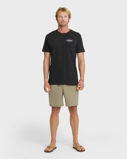 Cali Gold T-Shirt - Black - Quick Silver
