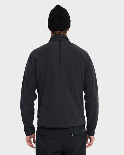 Aker Full Zip Technical Fleece - Black - Quick Silver