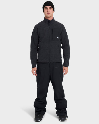 Aker Full Zip Technical Fleece - Black - Quick Silver