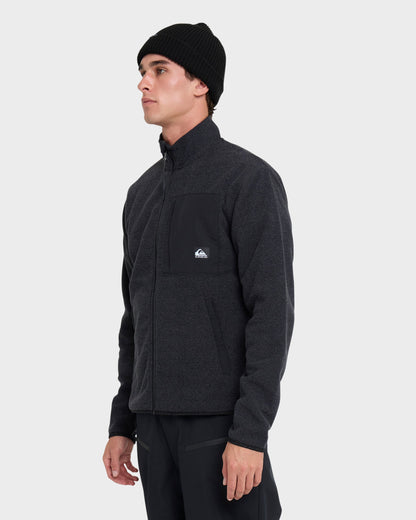 Aker Full Zip Technical Fleece - Black - Quick Silver