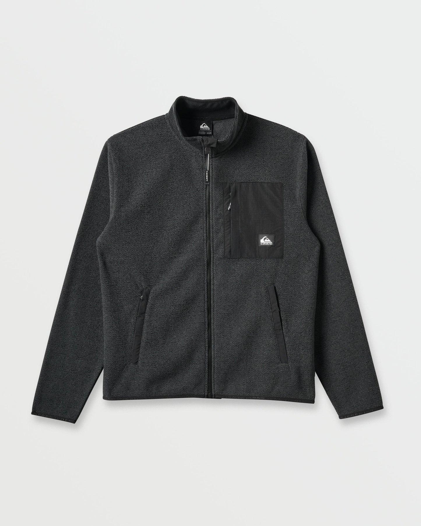 Aker Full Zip Technical Fleece - Black - Quick Silver