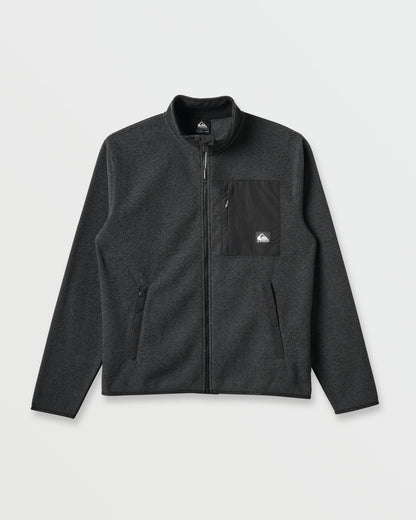 Aker Full Zip Technical Fleece - Black - Quick Silver