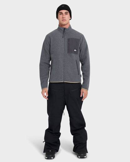 Aker Full Zip Technical Fleece - Quarry - Quick Silver