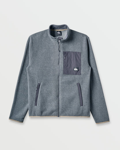 Aker Full Zip Technical Fleece - Quarry - Quick Silver