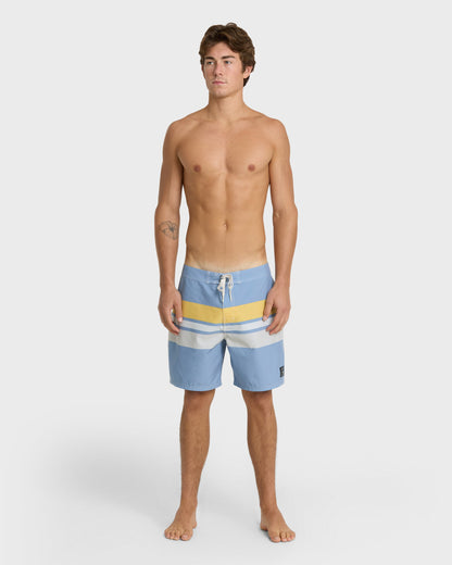 Original Straight Leg 18" Boardshorts - Ashley Blue - Quick Silver