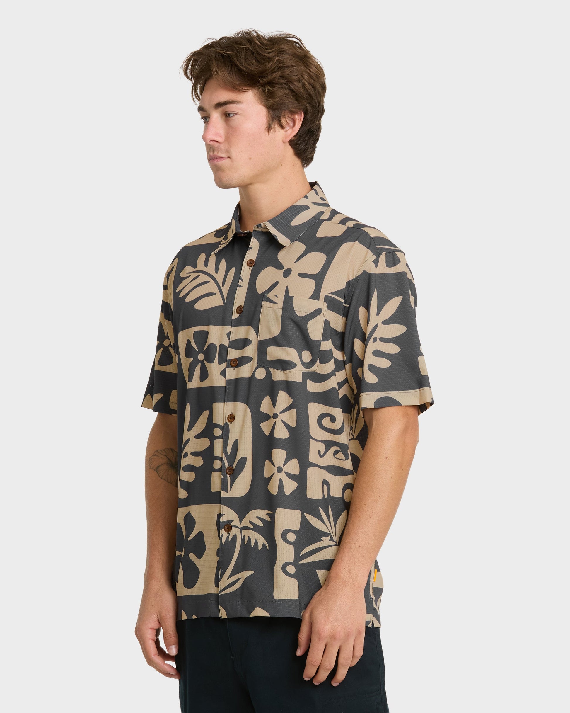 Waterman Dunes Shirt - Phantom - Quick Silver