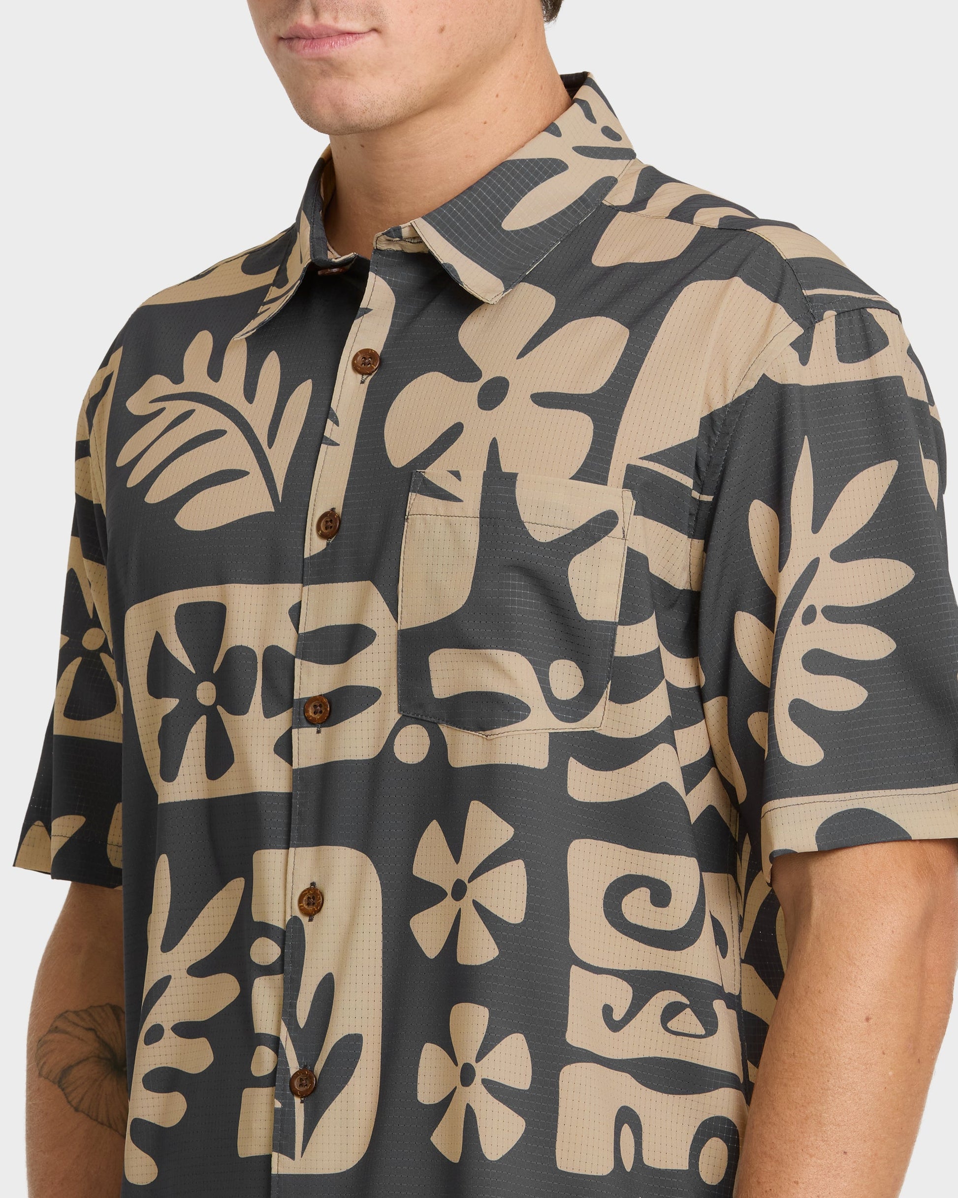 Waterman Dunes Shirt - Phantom - Quick Silver