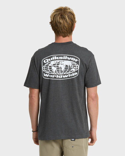 Global Local Classic T-shirt - Charcoal Heather - Quick Silver