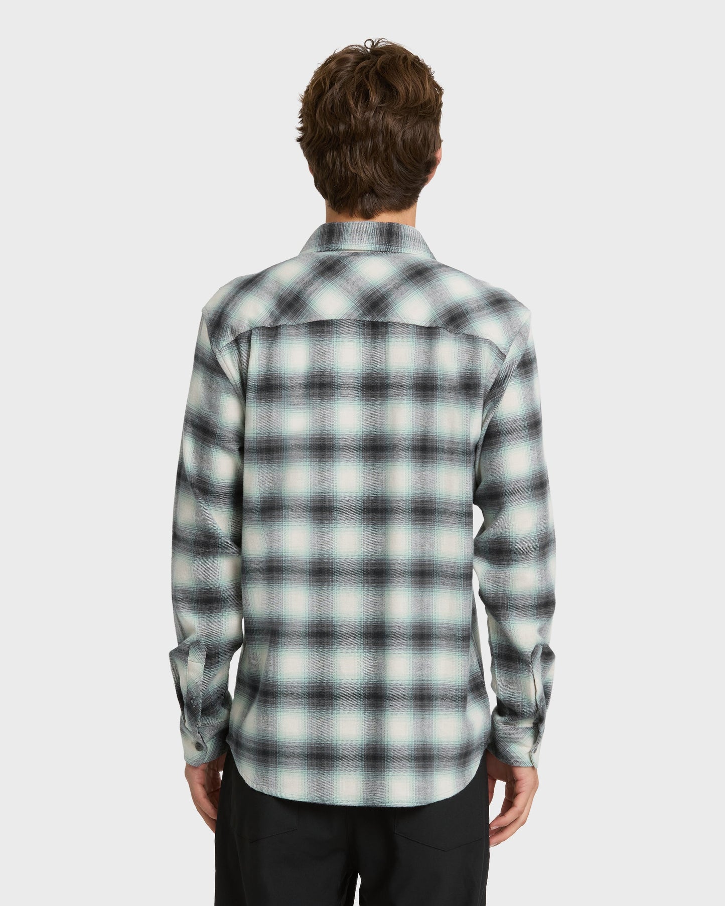 Terrace Stretch Flannel Shirt - Moonstruck - Quick Silver