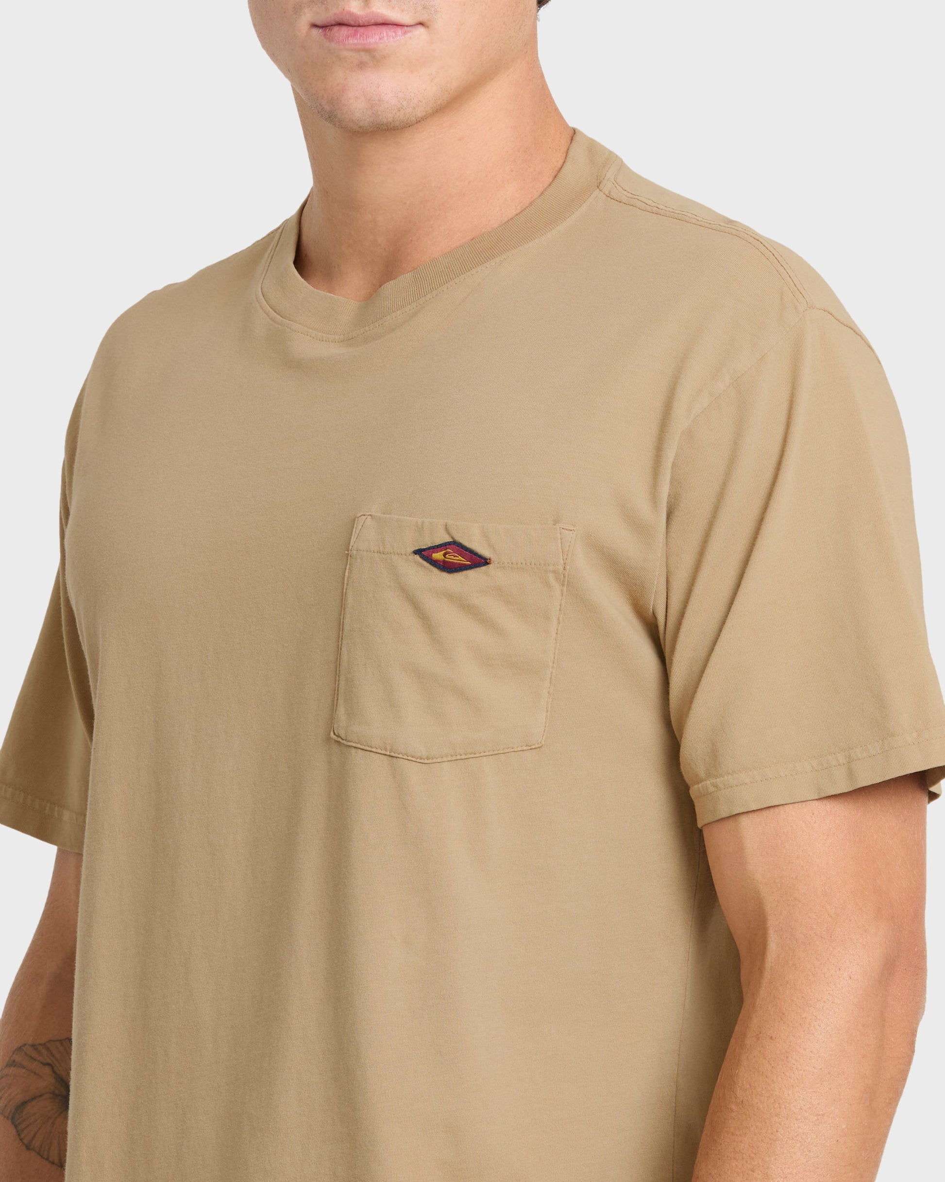 Saltwater Pocket Tee - Elmwood - Quick Silver