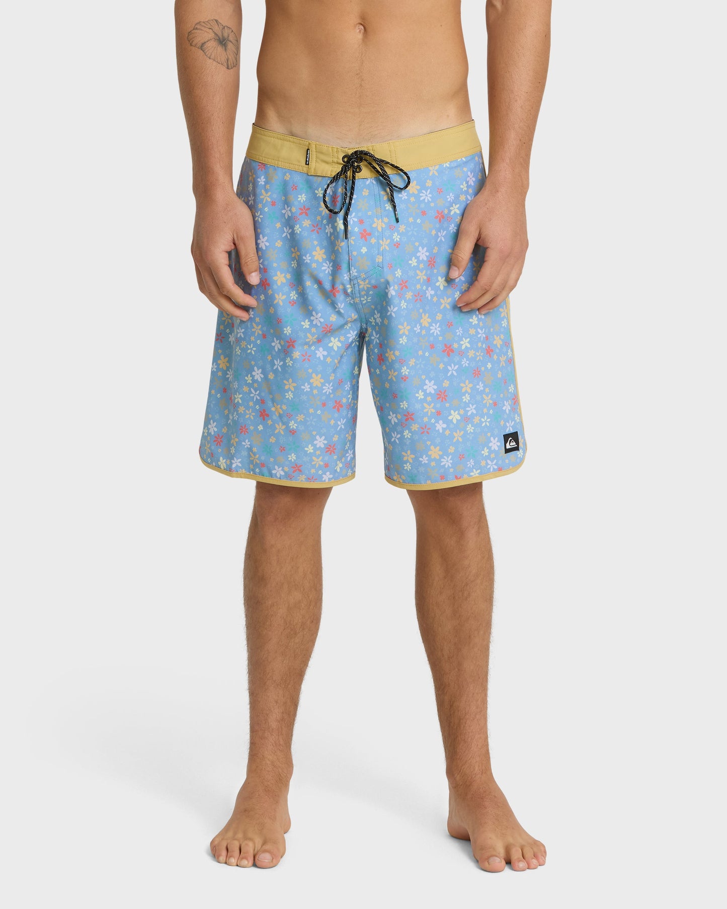 Surfsilk Scallop Ditsy 19" Boardshorts - Ashley Blue - Quick Silver