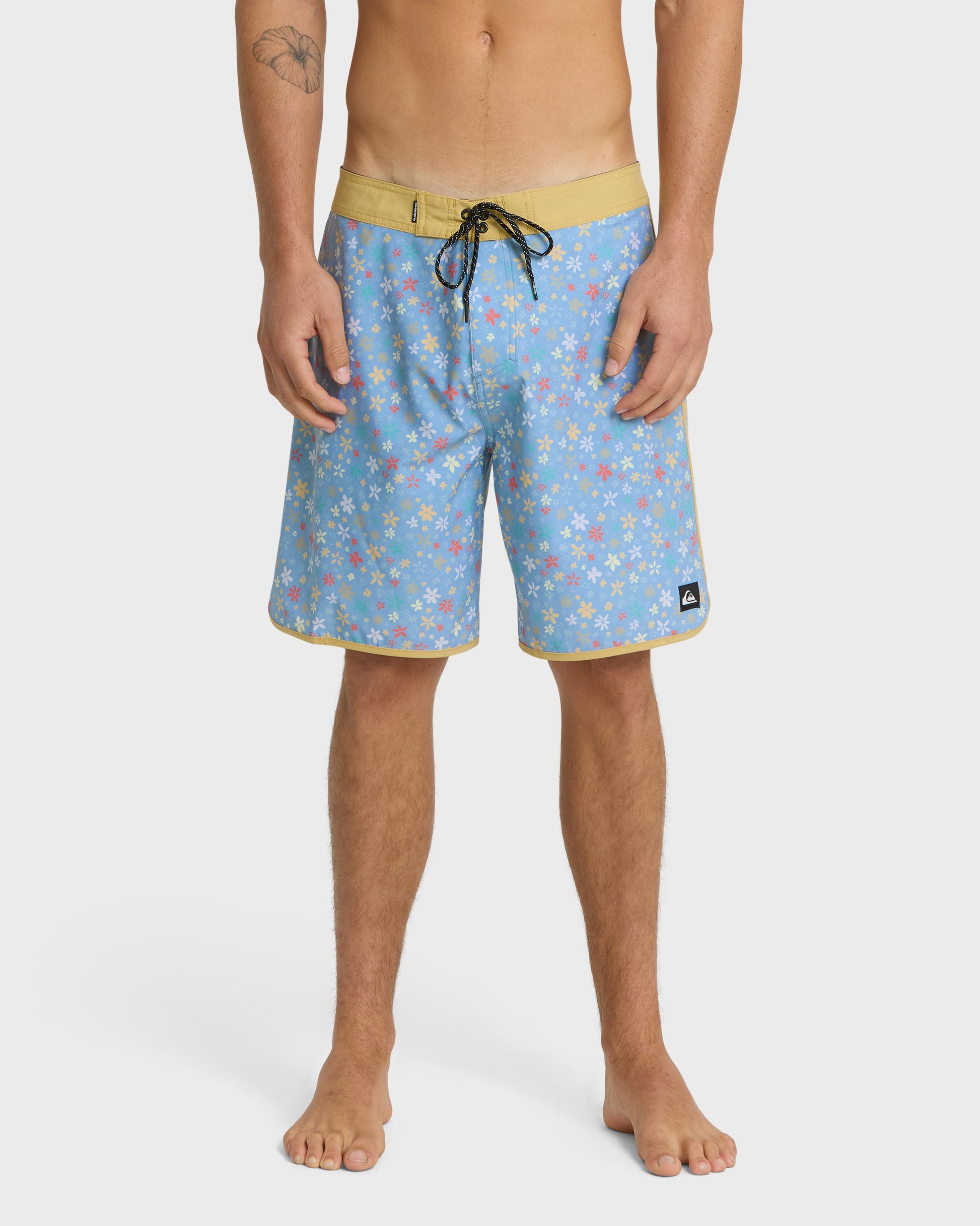 Surfsilk Scallop Ditsy 19" Boardshorts - Ashley Blue - Quick Silver