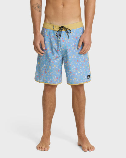 Surfsilk Scallop Ditsy 19" Boardshorts - Ashley Blue - Quick Silver