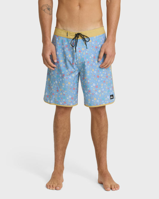 Surfsilk Scallop Ditsy 19" Boardshorts - Ashley Blue - Quick Silver