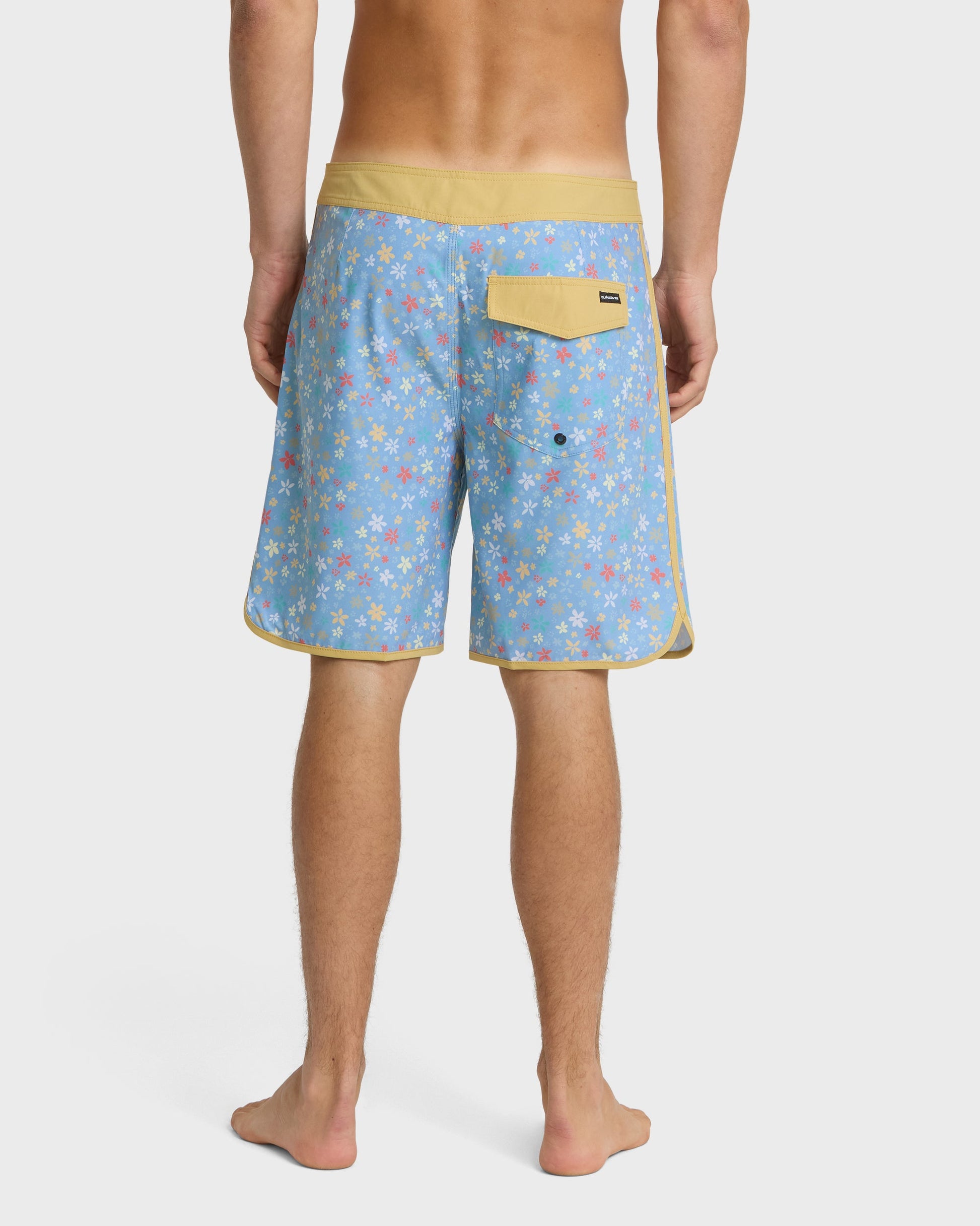 Surfsilk Scallop Ditsy 19" Boardshorts - Ashley Blue - Quick Silver