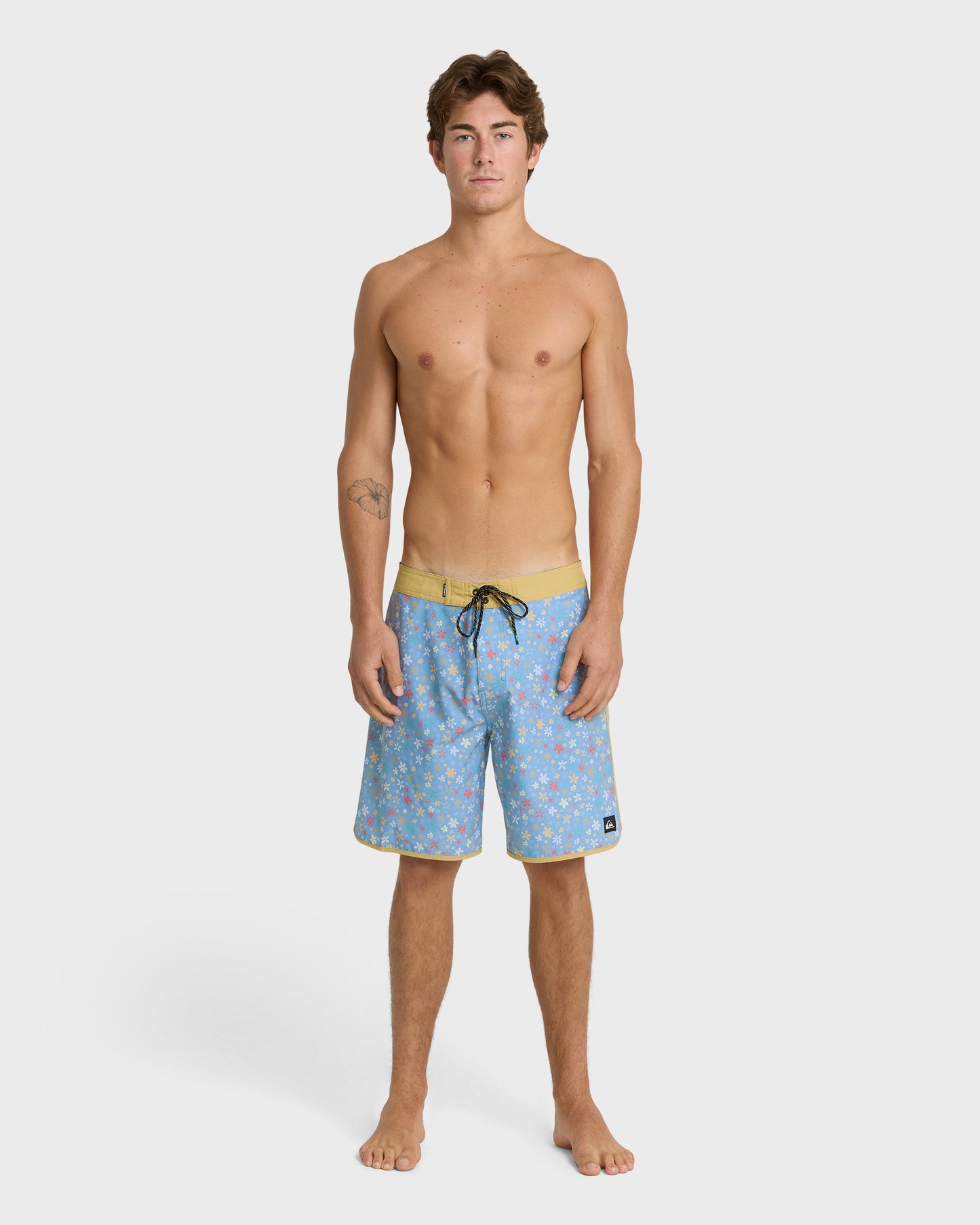 Surfsilk Scallop Ditsy 19" Boardshorts - Ashley Blue - Quick Silver