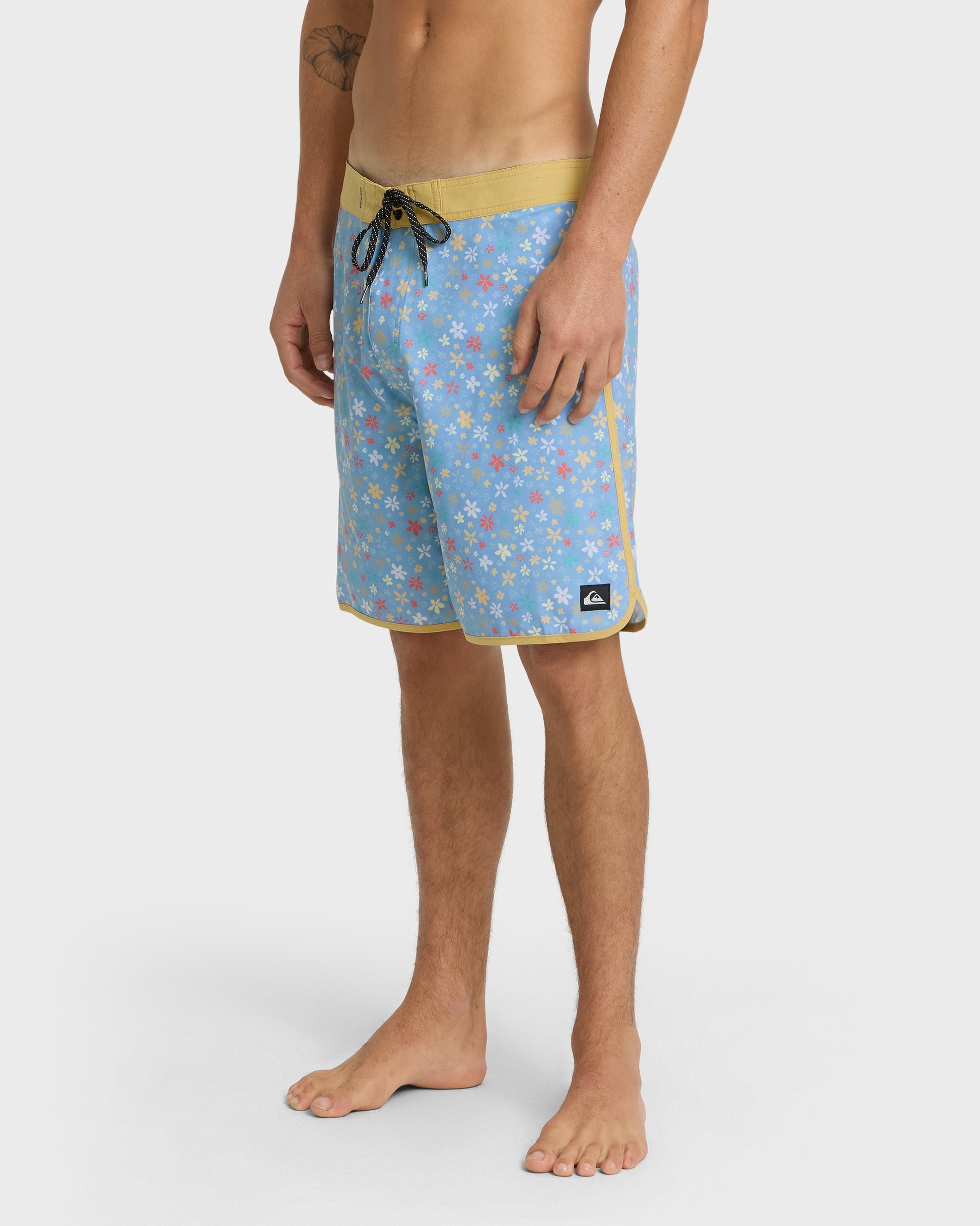 Surfsilk Scallop Ditsy 19" Boardshorts - Ashley Blue - Quick Silver