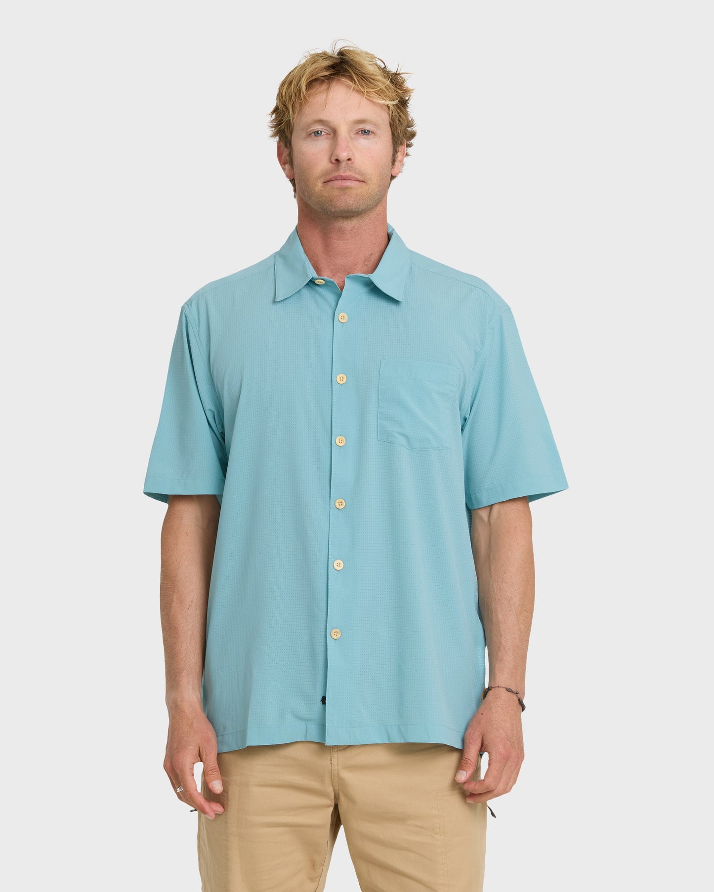 Chaser Short Sleeve Woven Shirt - Reef Waters - Quick Silver