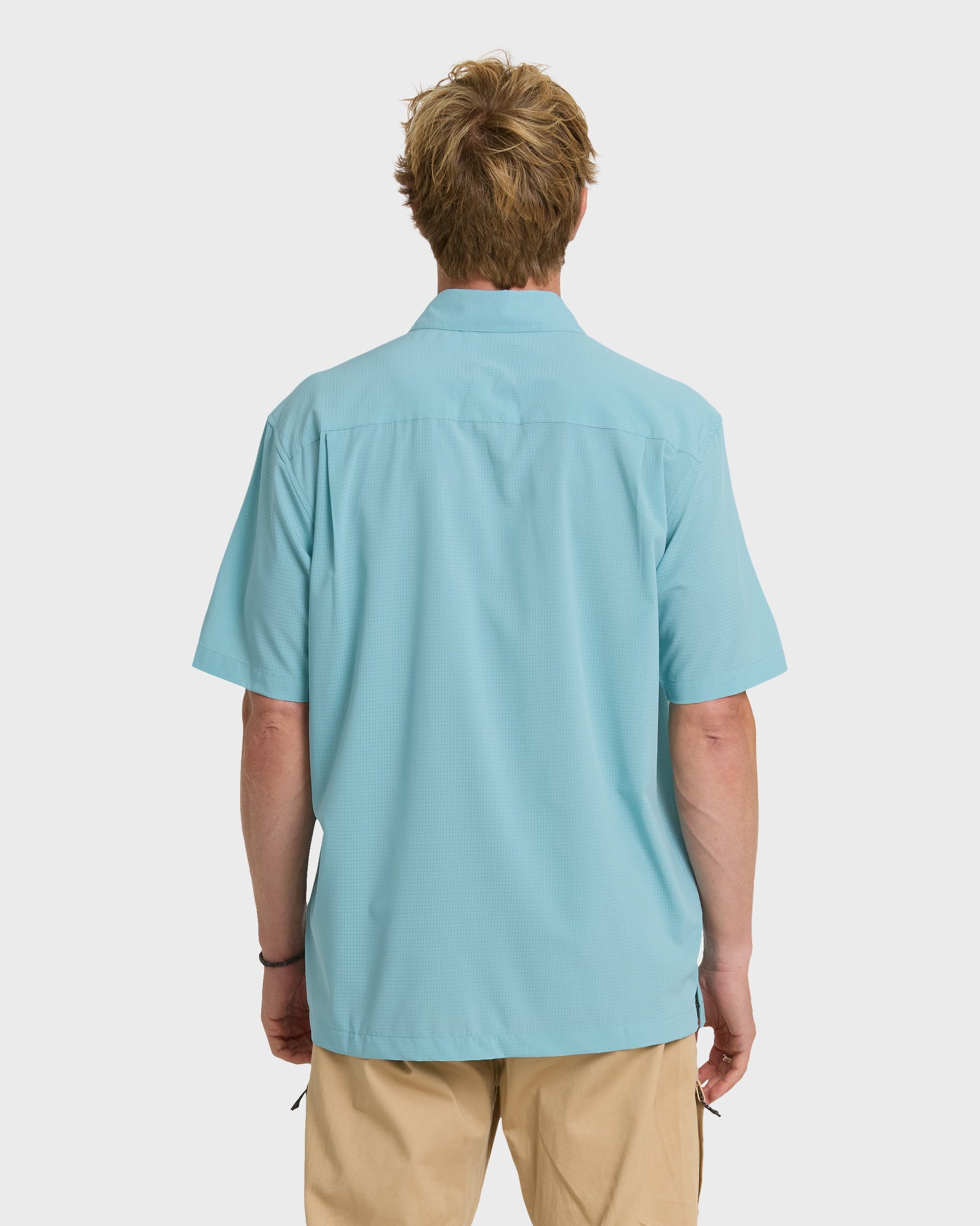 Chaser Short Sleeve Woven Shirt - Reef Waters - Quick Silver