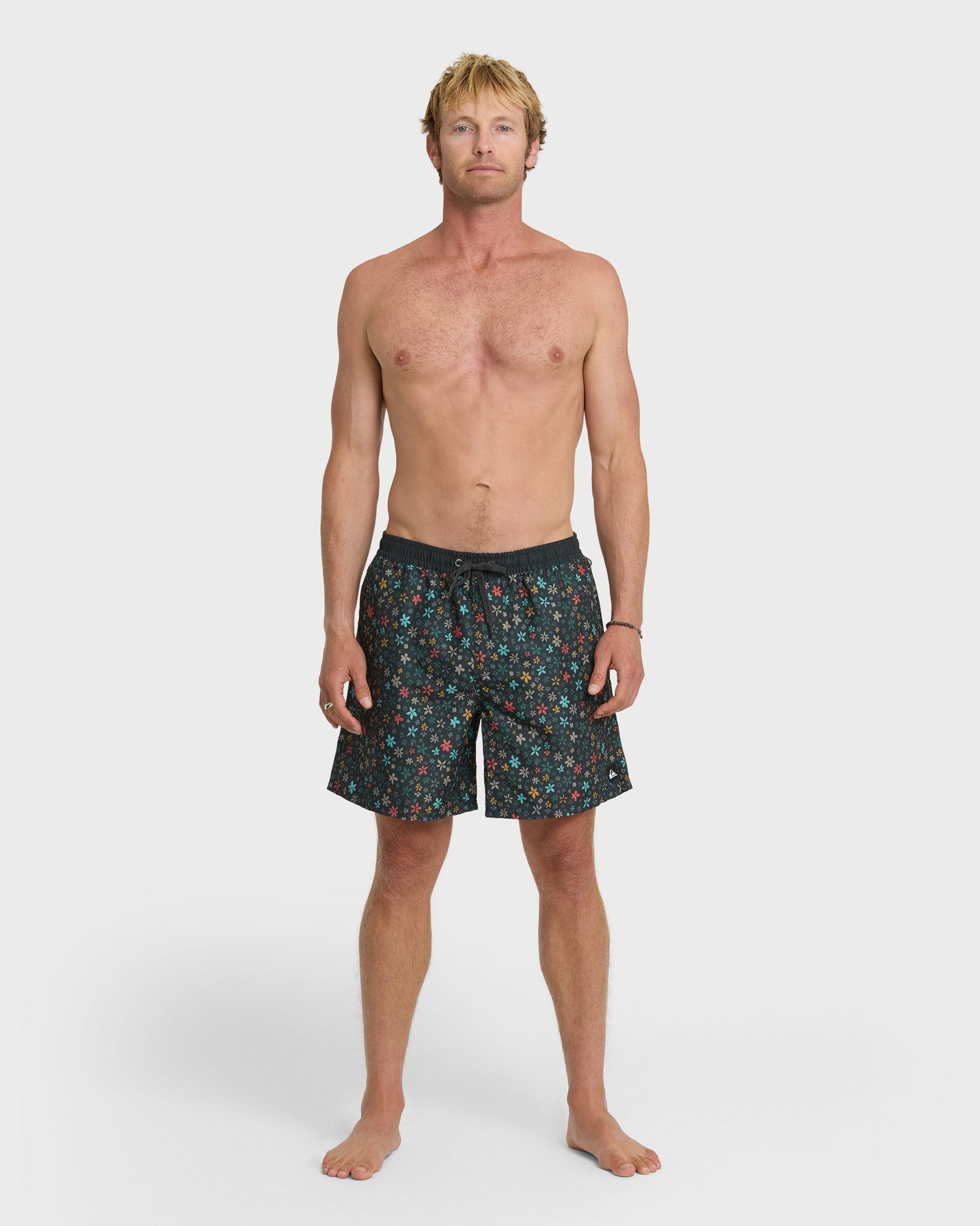 Everyday Ditsy Floral Swim Trunks - Black - Quick Silver