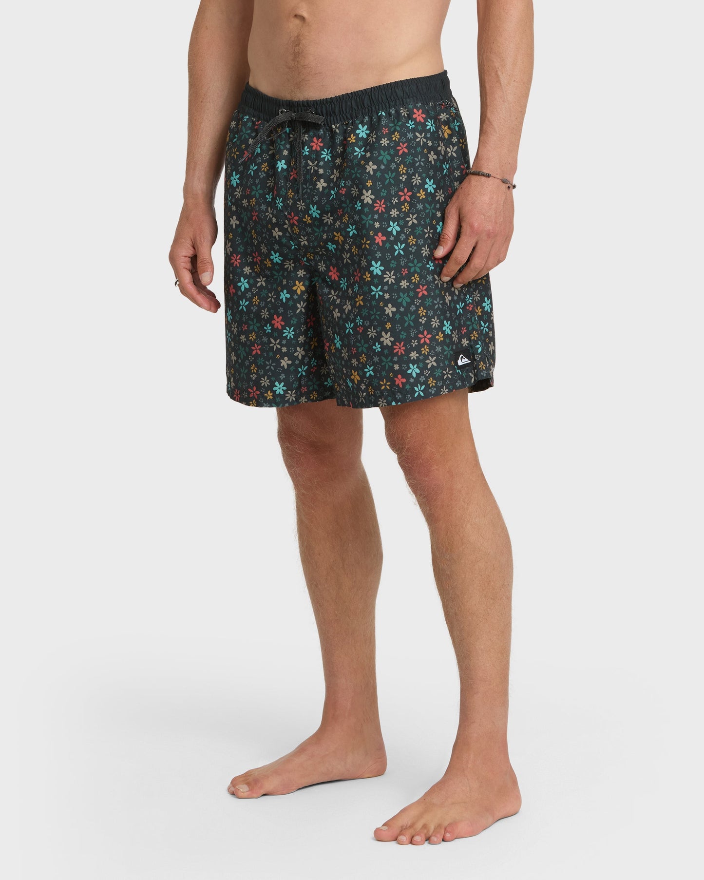 Everyday Ditsy Floral Swim Trunks - Black - Quick Silver