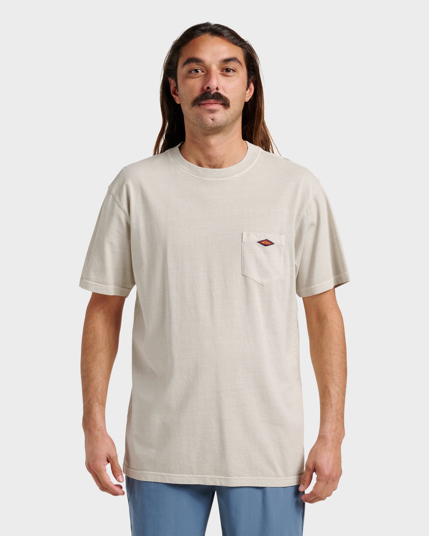 Saltwater Pocket Tee - Moonstruck - Quick Silver