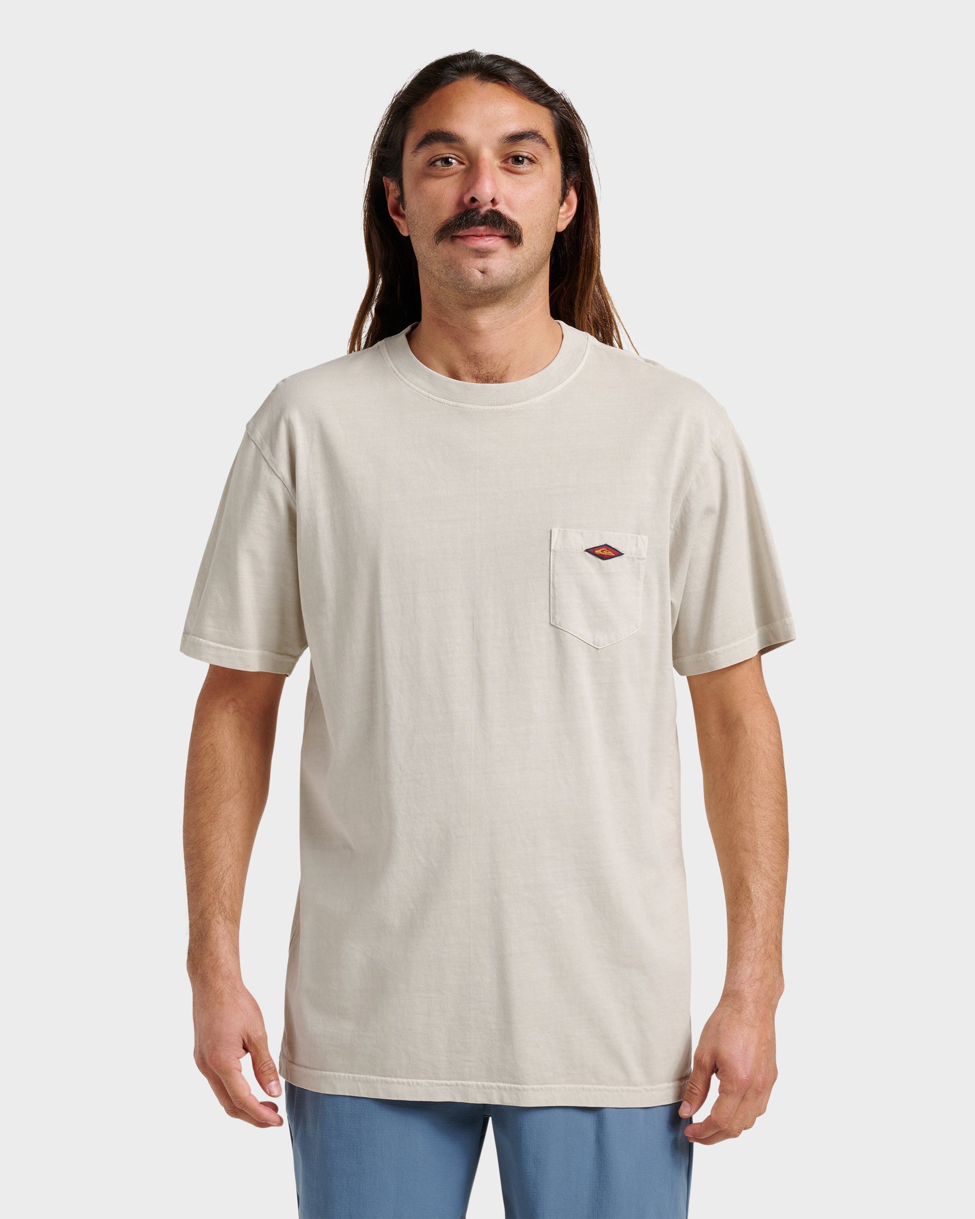 Saltwater Pocket Tee - Moonstruck - Quick Silver