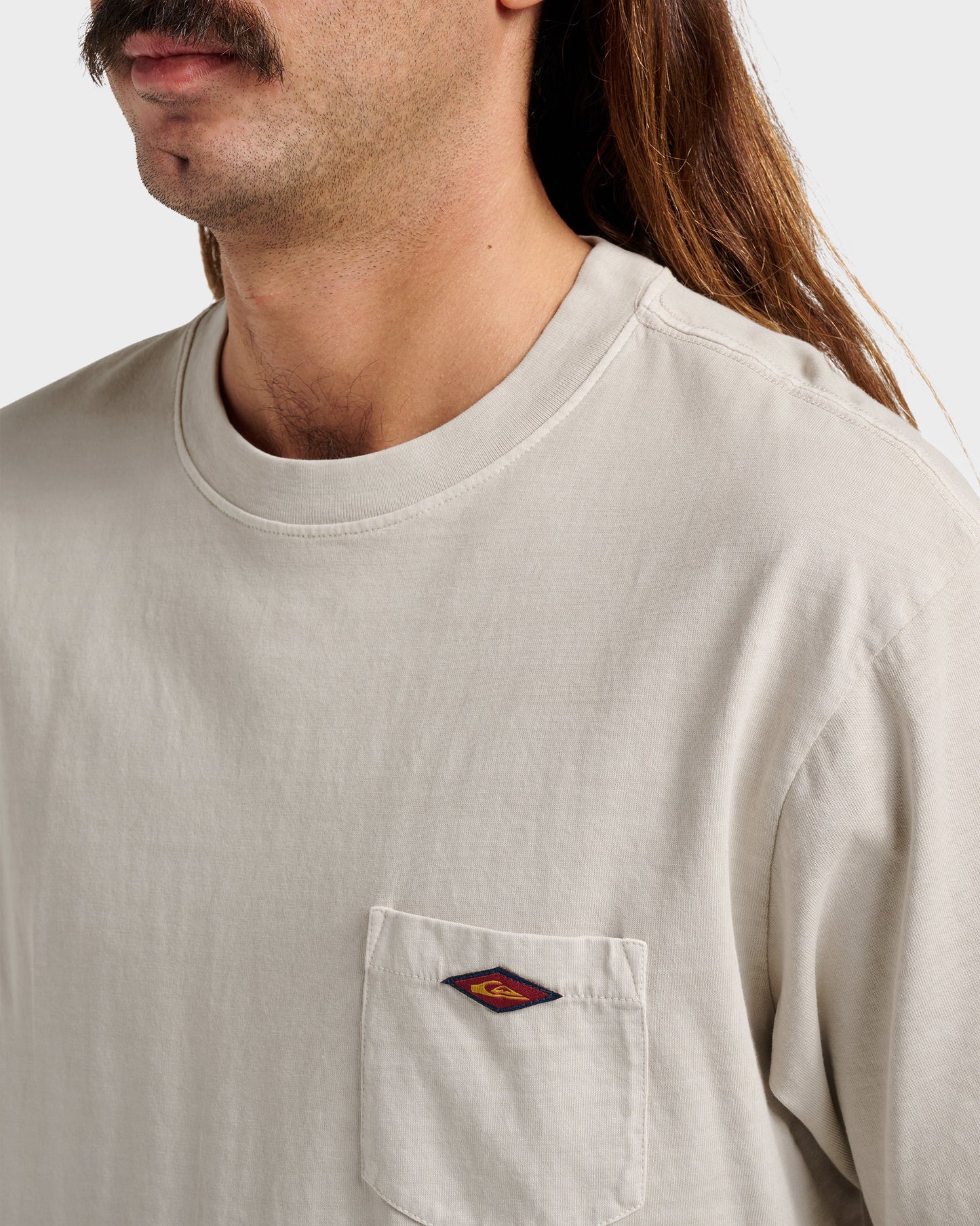 Saltwater Pocket Tee - Moonstruck - Quick Silver