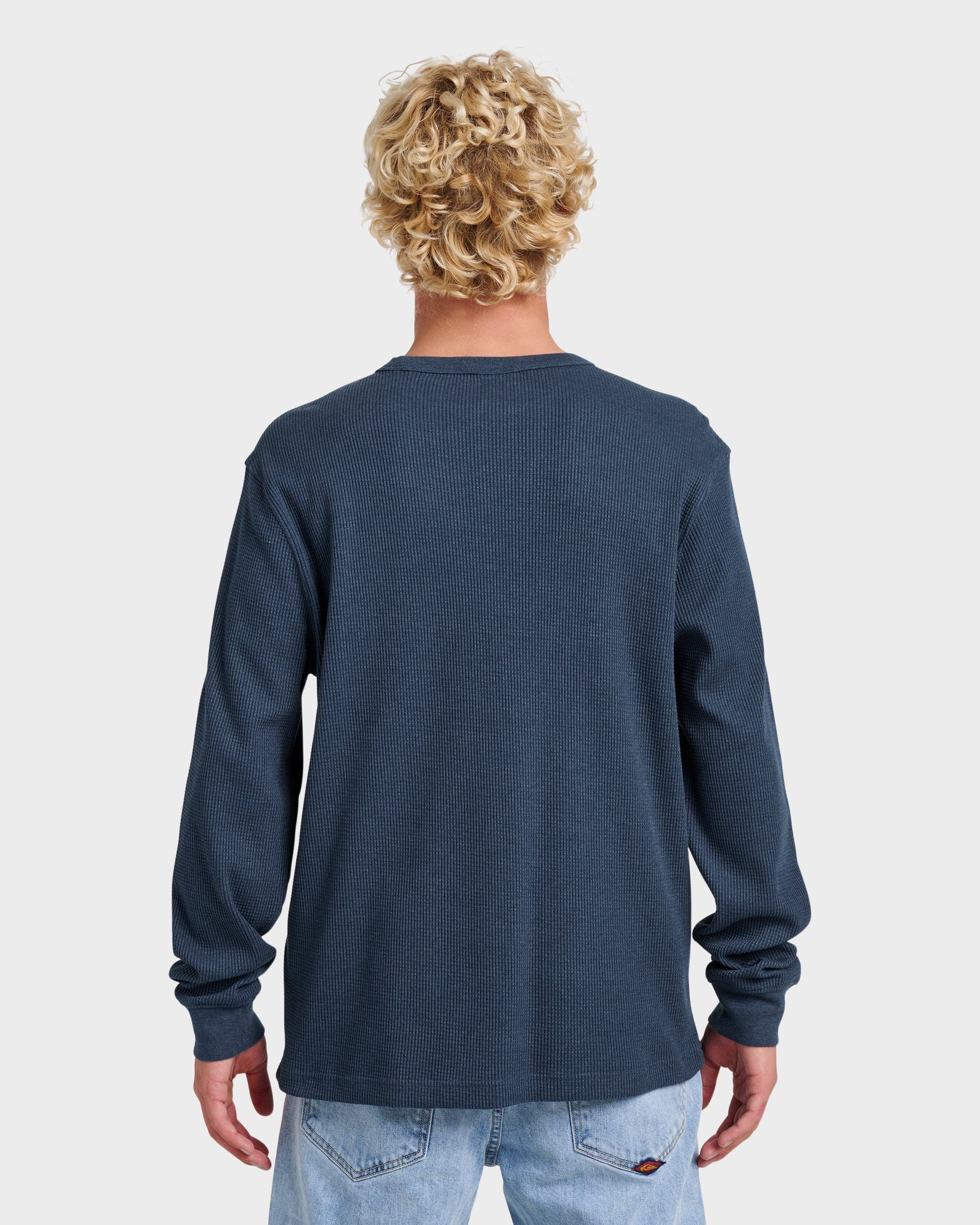 Nelson Long Sleeve Thermal Top - Sargasso Sea - Quick Silver