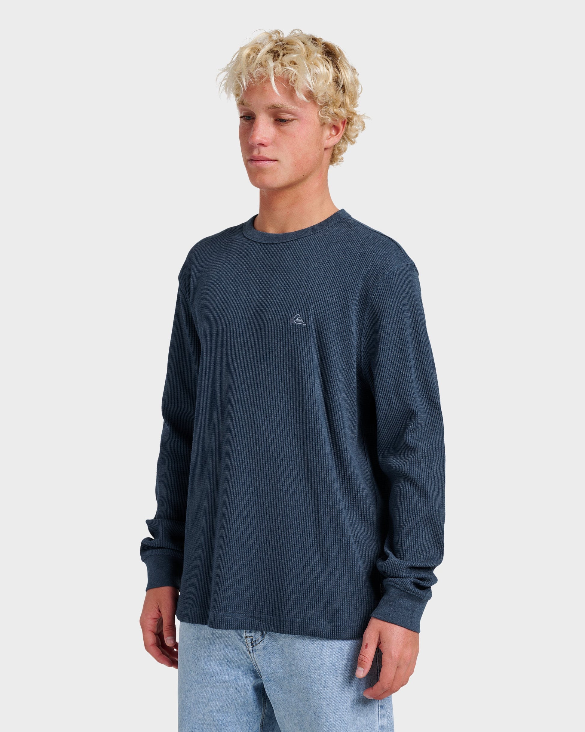 Nelson Long Sleeve Thermal Top - Sargasso Sea - Quick Silver