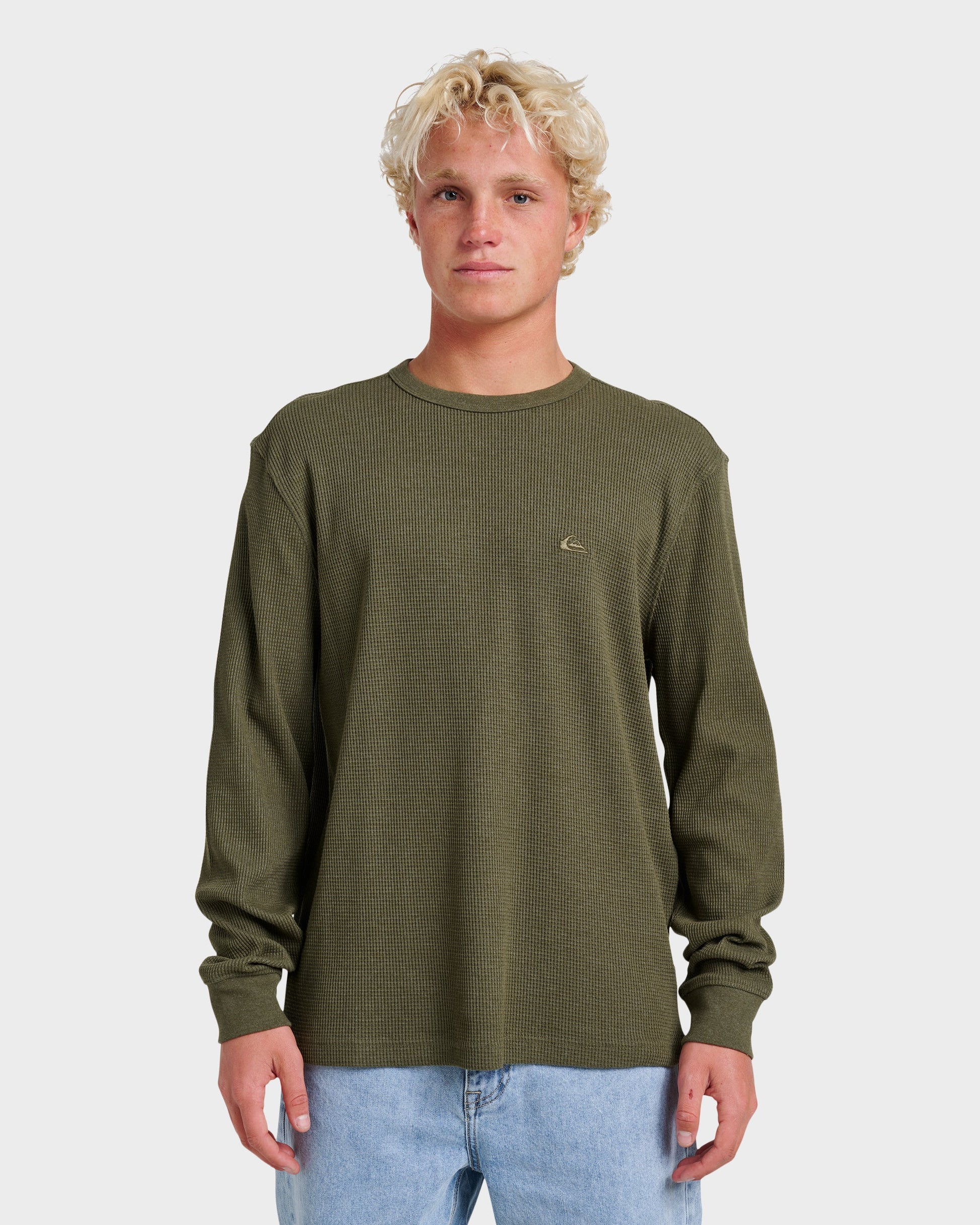 Nelson Long Sleeve Thermal Top - Grape Leaf - Quick Silver