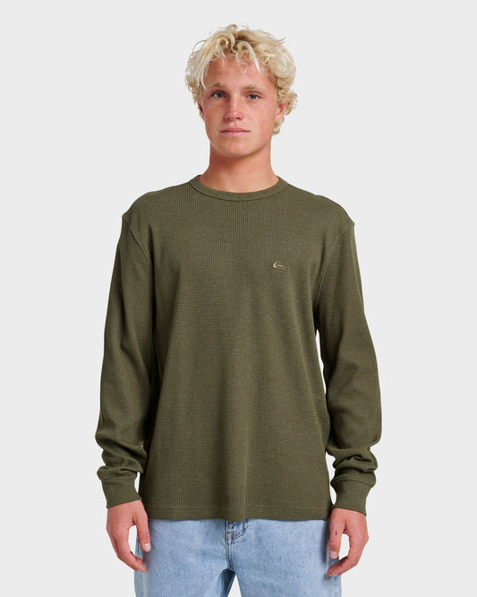 Nelson Long Sleeve Thermal Top - Grape Leaf - Quick Silver