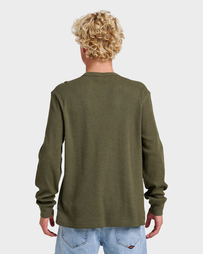 Nelson Long Sleeve Thermal Top - Grape Leaf - Quick Silver