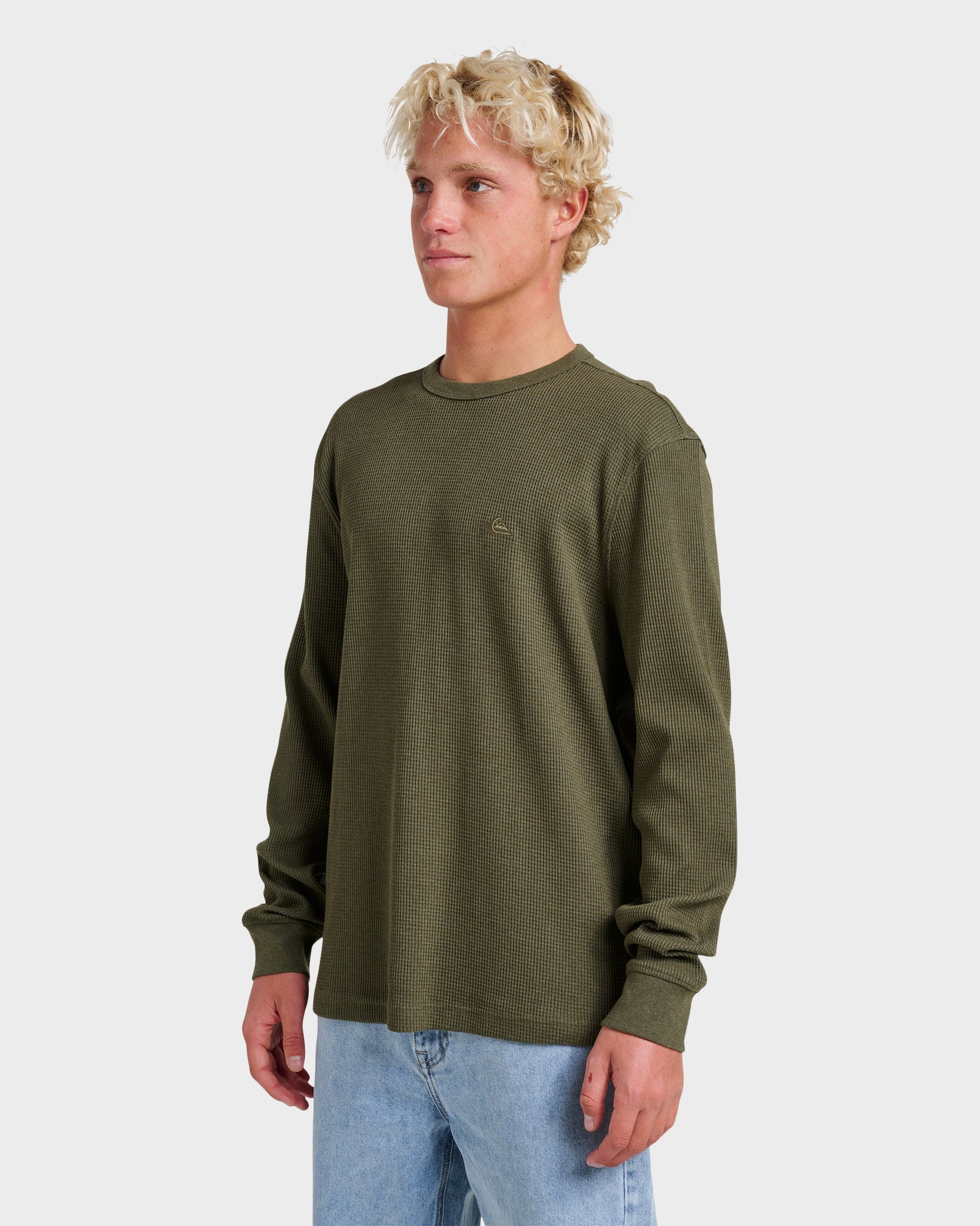 Nelson Long Sleeve Thermal Top - Grape Leaf - Quick Silver