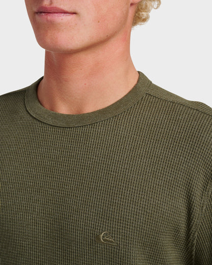 Nelson Long Sleeve Thermal Top - Grape Leaf - Quick Silver