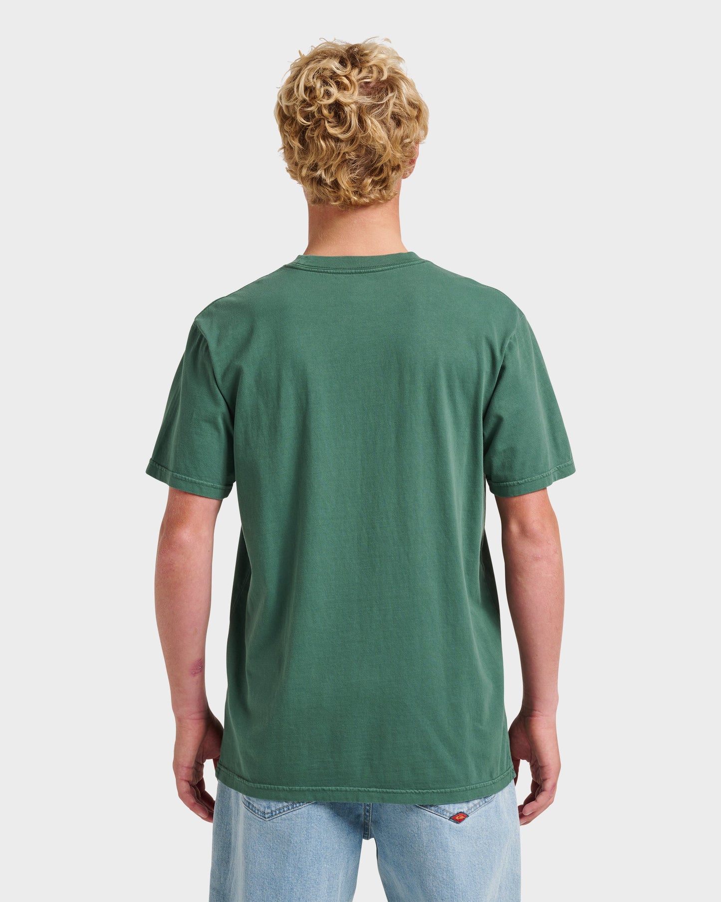Saltwater Pocket Tee - Trekking Green - Quick Silver