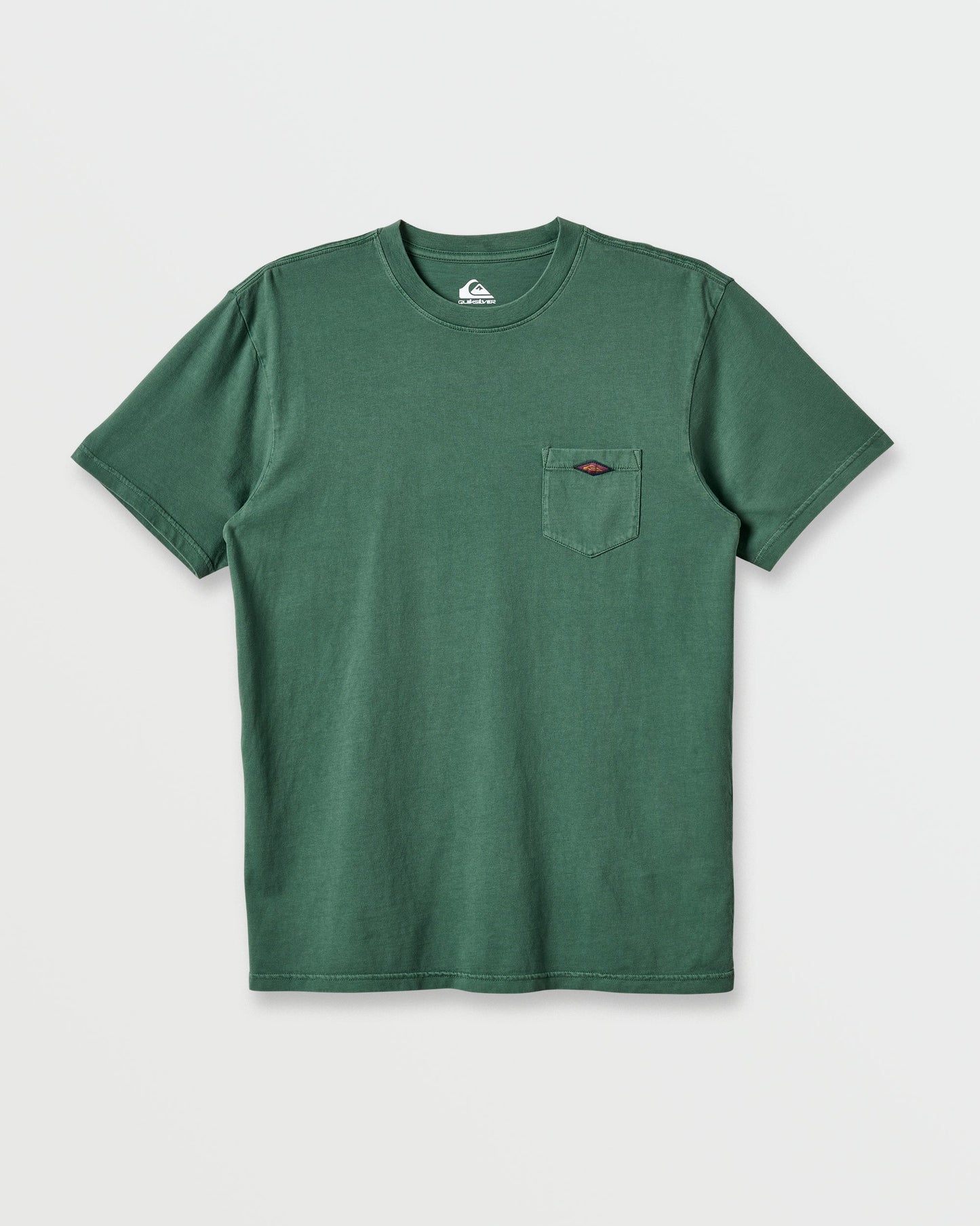 Saltwater Pocket Tee - Trekking Green - Quick Silver