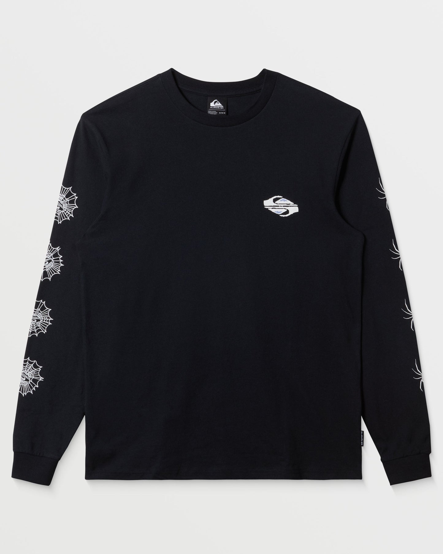 Webbed Long Sleeve T-Shirt - Black - Quick Silver