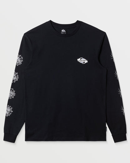 Webbed Long Sleeve T-Shirt - Black - Quick Silver